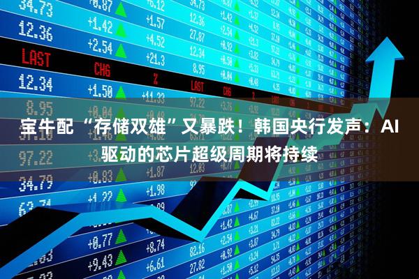 宝牛配 “存储双雄”又暴跌！韩国央行发声：AI驱动的芯片超级周期将持续